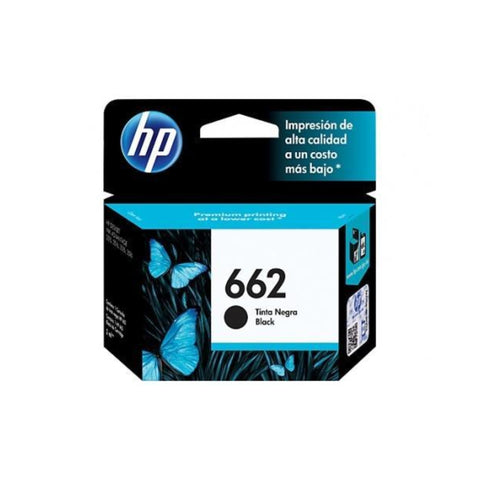 HP 662 Black Ink Cartridge, Codigo: CZ103AL
