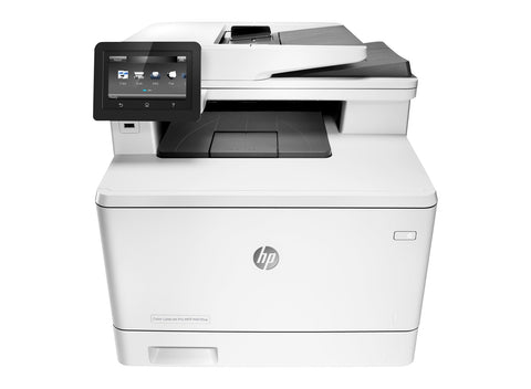 HP LaserJet Pro M477fnw, CODIGO: #CF377A, FUNCIONES: Imprima, copie, escanee, y use fax y correo electrónico, VELOCIDAD: Hasta 28ppm, WIFI: Sí, Wi-Fi incorporado; Impresión inalámbrica directa, CONEXION: Puerto USB 2.0