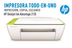 HP Deskjet Ink Advantage 2135, CODIGO: F5S29A#AKY, FUNCIONES: Impresión, copia, escaneado, VELOCIDAD: Hasta 7,5 ppm, WIFI: No, CONEXION: 1 Hi-Speed USB 2.0