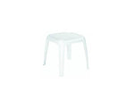 Mesa apilable color blanco