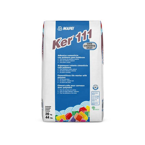 Pegamento gris ker 111, Mapei