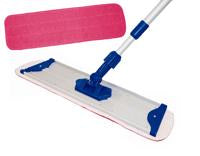 LAMPAZO COMPLETO MICROFIBRA 18" CON MANGO DE ALUMINIO EXTENDIBLE HASTA 60".