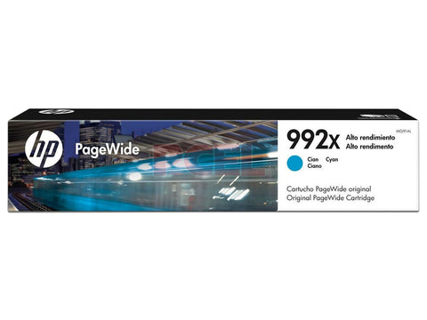 HP 992X Cyan Original PageWide Cartridge, Codigo: M0J91AL