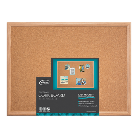 Tablero de corcho de 17 x 23 pulgadas, Board dudes