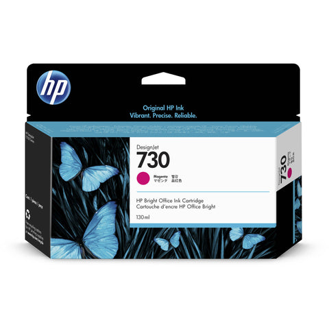 HP 730 130-ml Magenta DesignJet Ink Cartridge, Codigo: P2V63A