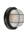 Lámpara de pared redonda para exteriores negra 60 watts base de socket e27, Westinghouse