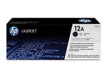 HP 12A Black Original LaserJet Toner Cartridge, Codigo: Q2612A