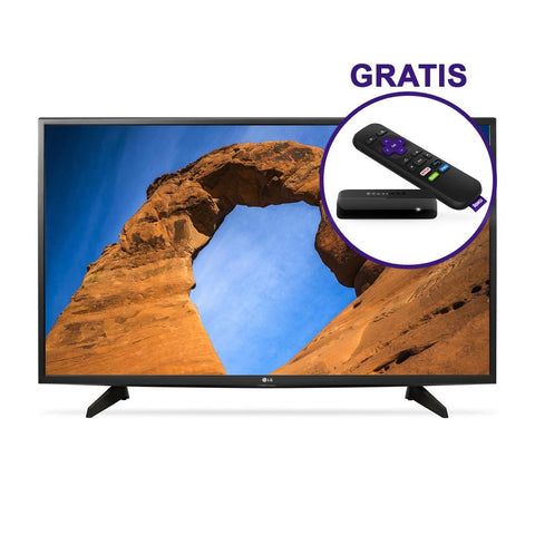 LG Televisor LED HD de 32" | Dynamic Color | Virtual Surround Sound + Roku Express