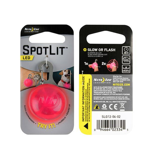 Luz led redonda roja spotlit, Nite ize