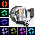 5M 3528 RGB 300 LED SMD Flexible Luz Tira Lámpara/clave 44 IR/12V 2A fuente de alimentación