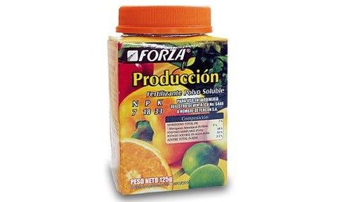 Forza soluble producción (125 gramos), Forza abono