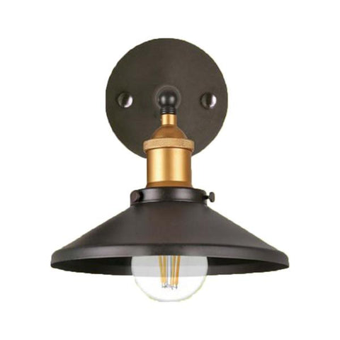 Lampara de pared negra y dorada e27, Westinghouse