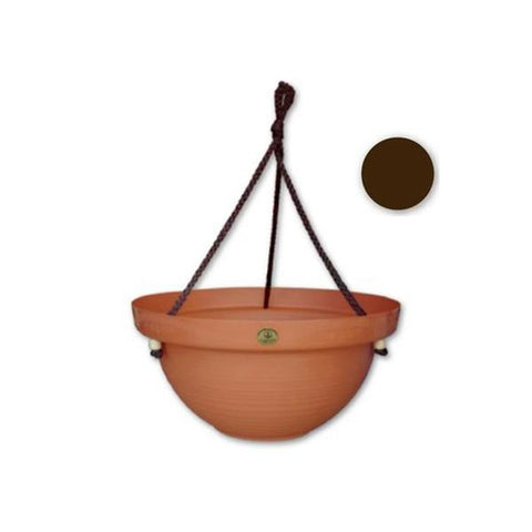 Pote colgante de 9x4.5" chocolate, Plastico la ardilla