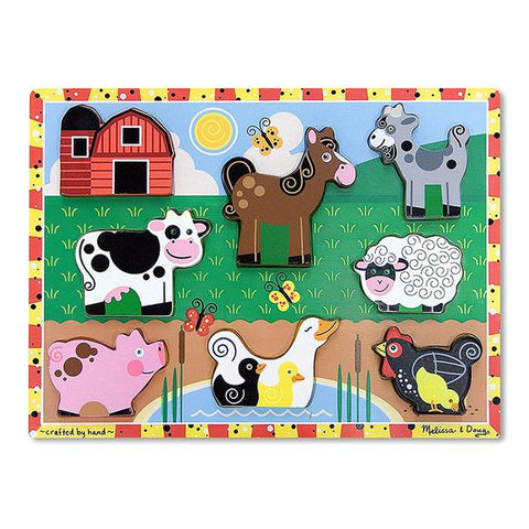 Rompecabezas granja chunky, Melissa & doug