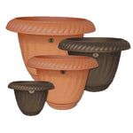 Pote luxury flower de 20.5x14.5", Plastico la ardilla