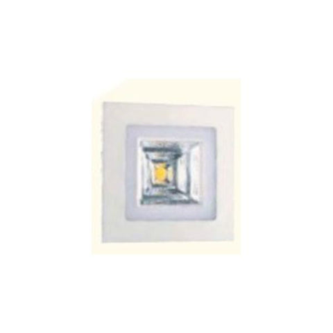 Lámpara led ojo de buey cuadrada 6w 6500k, Ilumitec