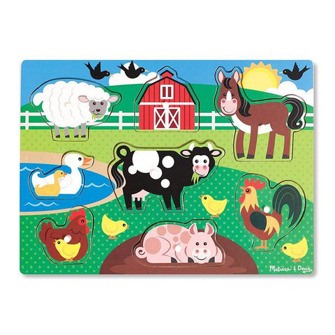 Rompecabezas amigos de la granja, Melissa & doug