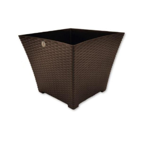 Pote plástico de 12.6'' chocolate, Plasticos la ardilla