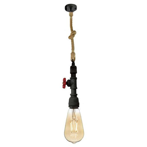 Lampara colgante de metal y soga e27, Westinghouse
