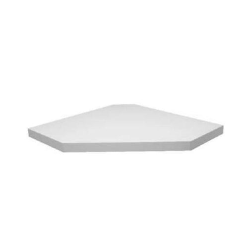 Repisa rincon tendenza 4x35x35 cm negra, Prat-k