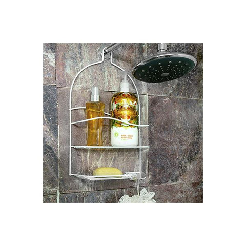 Organizador blanco de baño mediano, Rejiplas