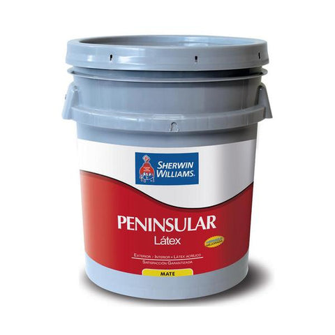 Pintura de látex peninsular base extra blanca de 19 litros., Sherwin willians