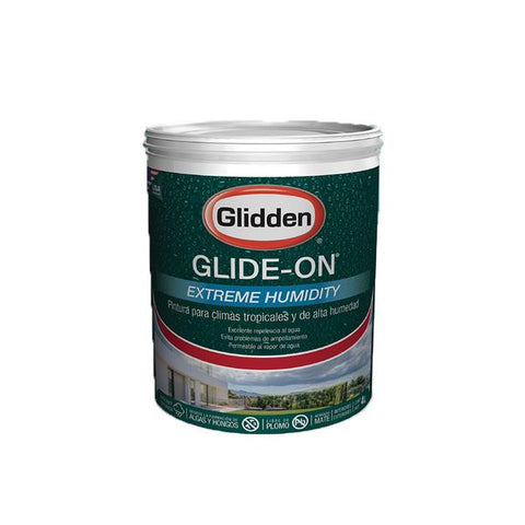 Pintura glide-on humedad extrema pastel 4 litros., Glidden