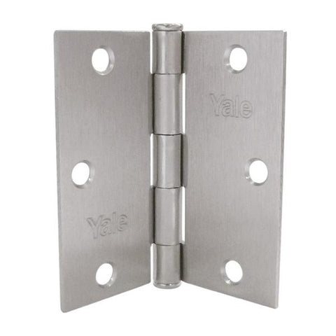 Bisagras yale 3.5"x3.5"x2.2" latón satinado, Yale