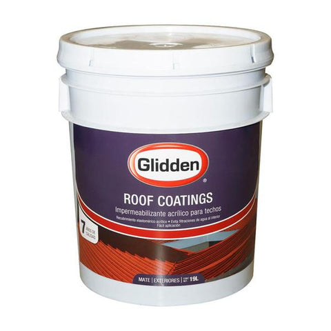Pintura para techo color blanco de 19 litros., Glidden
