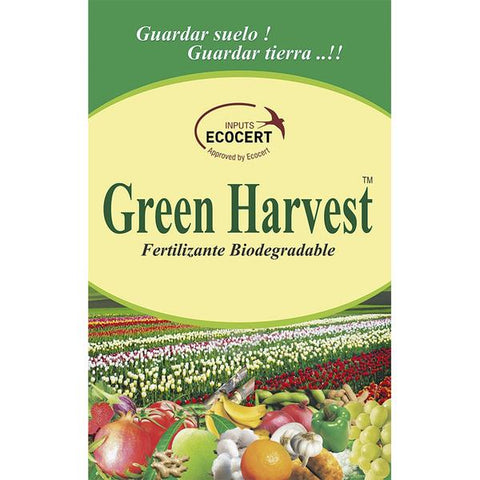 Fertilizante 100% orgánico green harvest de 1 kilogramo