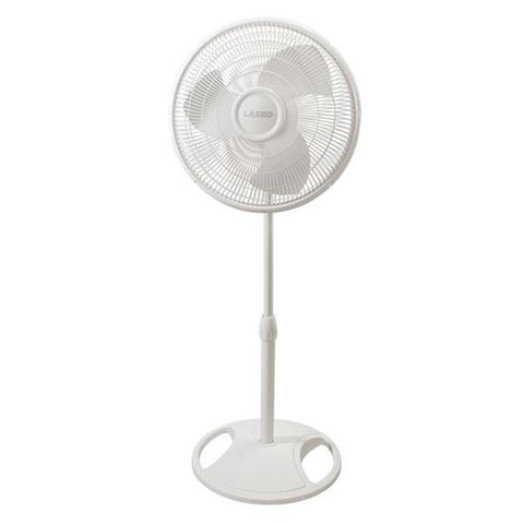 Abanico blanco con pedestal de 16" y 3 velocidades, Lasko