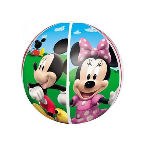 Pelota inflable para playa de mickey y minnie mouse de 50 cm, Bestway