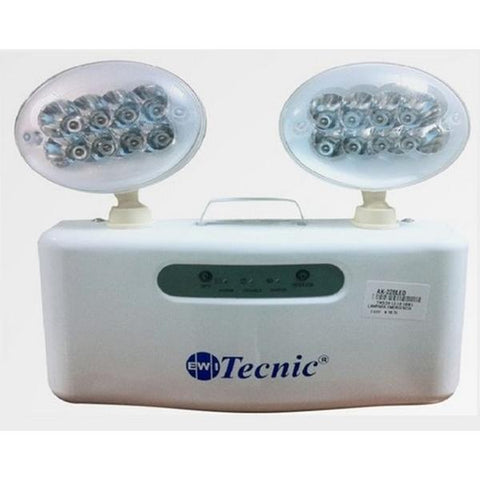 Lampara de emergencia con 2 reflectores, Tecnic