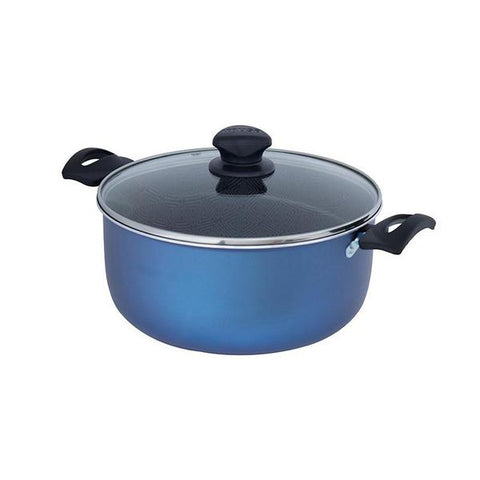 Olla con tapa de vídrio de 24 cm imusa, Imusa