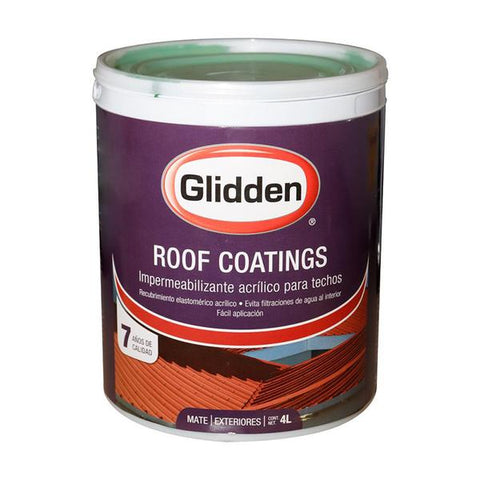 Pintura para techo 4 litros., Glidden