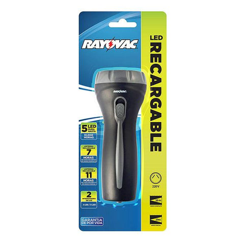 Linterna recargable 5led, Ray-o-vac