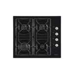 Estufa empotrable vitro de 24" color negro