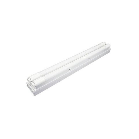 Lampara canal led 2 x 9w con tubos, Dura lite