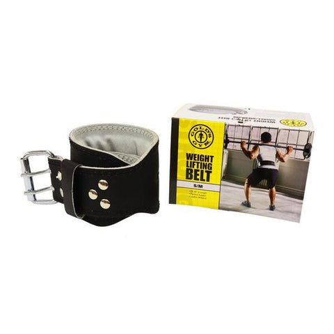 Cinturon de cuero para levantar pesas, Golds gym