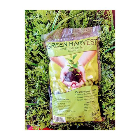 Abono orgánico biodegradable green harvest 450 g