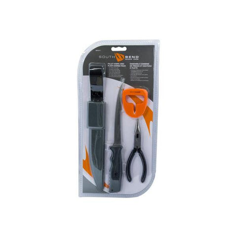 Set de cuchillo y estuche afilador, South bend