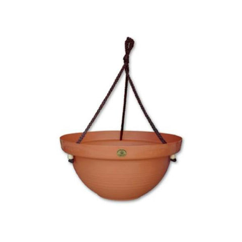 Pote colgante de 9x4.5" terracota, Plastico la ardilla