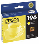EPSON T196 DURABRITE ULTRA INK, CARTUCHO DE TINTA, AMARILLO, CODIGO: T196420-AL, PARA: EXPRESSION XP401 XP201 WORKFORCE WF2532 (RELATED TERMS: XP-401 XP-201 WF-2532 196)
