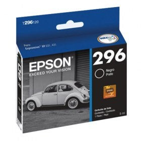 EPSON T296 DURABRITE ULTRA INK, CARTUCHO DE TINTA, NEGRO, CODIGO: T296120-AL, PARA: EXPRESSION XP231(110V) XP441 XP241(110V) XP431 (RELATED TERMS: XP-231(110V) XP-441 XP-241(110V) XP-431)