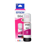 EPSON T504 ECOTANK, BOTELLA DE TINTA, MAGENTA, CODIGO: T504320-AL, PARA: ECOTANK L4160 L6191 L6171 L6161 L4150 (RELATED TERMS: L-4160 L-6191 L-6171 L-6161 L-4150 504)