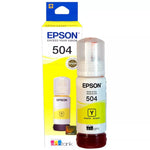 EPSON T504 ECOTANK, BOTELLA DE TINTA, AMARILLO, CODIGO: T504420-AL, PARA: ECOTANK L4160 L6191 L6171 L6161 L4150 (RELATED TERMS: L-4160 L-6191 L-6171 L-6161 L-4150 504)