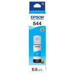EPSON T544 ECOTANK, BOTELLA DE TINTA, CIAN, CODIGO: T544220-AL, PARA: ECOTANK L3110 L3150 (RELATED TERMS: 544 3110 3150 L-3110 L-3150)