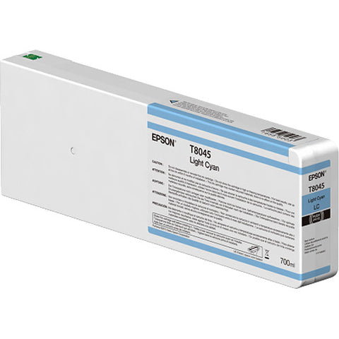 EPSON T804 ULTRACHROME HD (700 ML), CARTUCHO DE TINTA, CIAN CLARO, CODIGO: T804500, PARA: SURECOLOR P6000 P7000 P8000 P9000 (RELATED TERMS: 804 P-6000 P-7000 P-8000 P-9000)