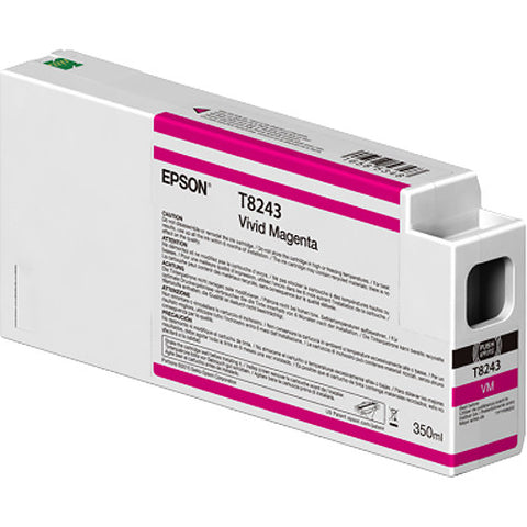 EPSON T824 ULTRACHROME HD (350 ML), CARTUCHO DE TINTA, MAGENTA, CODIGO: T824300, PARA: SURECOLOR P6000 P7000 P8000 P9000 (RELATED TERMS: 824 P-6000 P-7000 P-8000 P-9000)