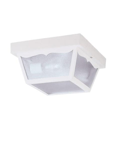 Lámpara para techo plástica blanca de 2 bombillos 60 watts, Westinghouse